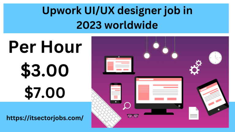 UI/UX designer job in 2023 worldwide