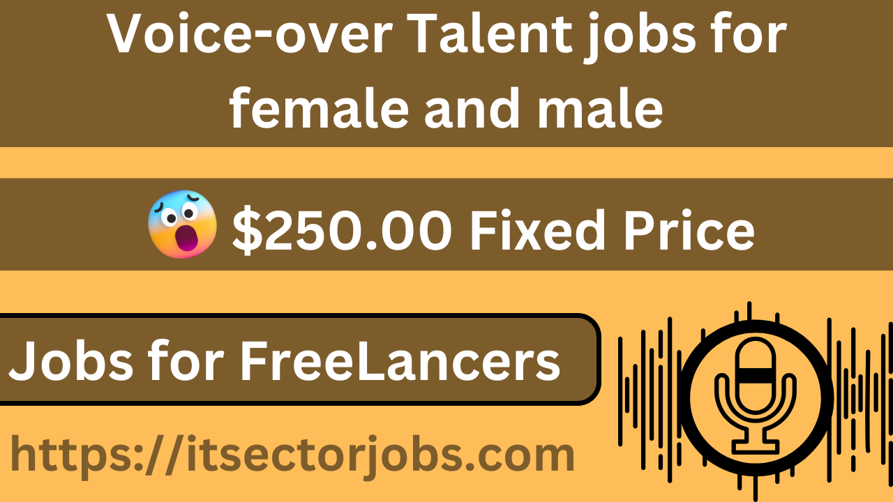 Voice-over Talent jobs