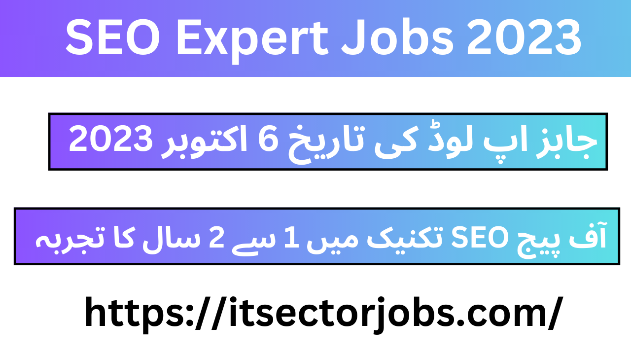 SEO Expert Jobs