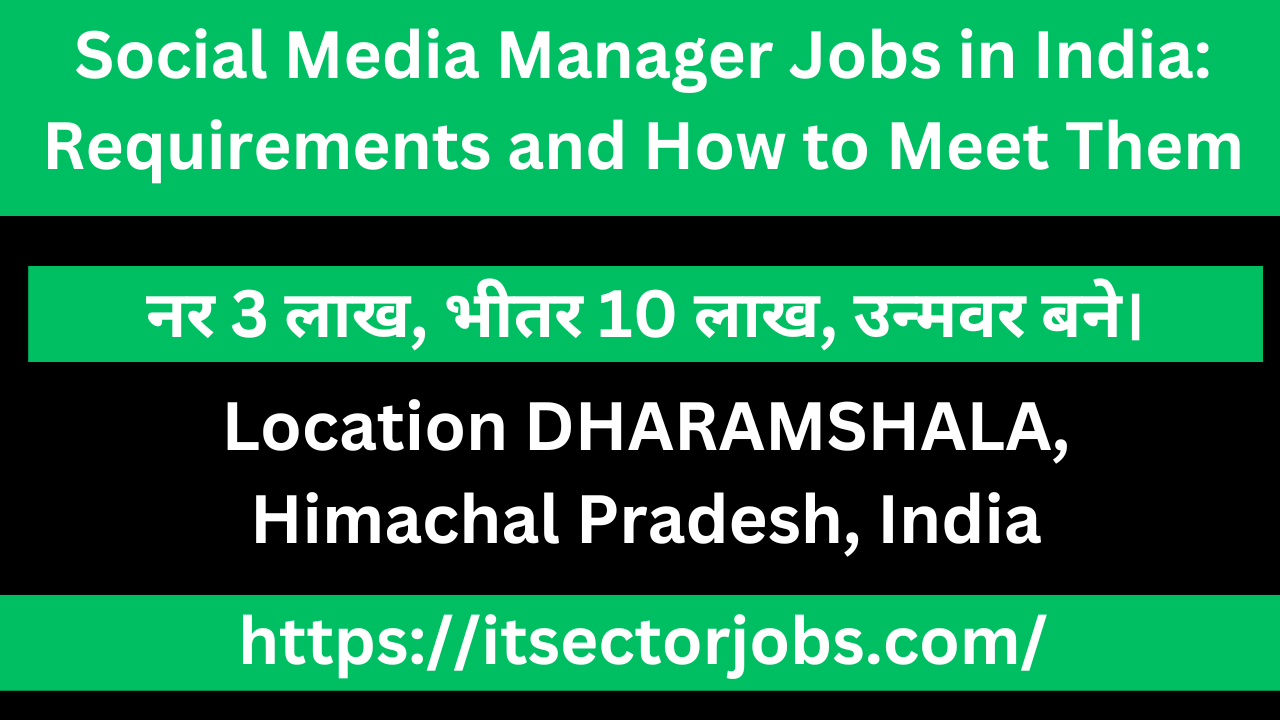 Social Media Manager Jobs in India: Requirements and How to Meet Them