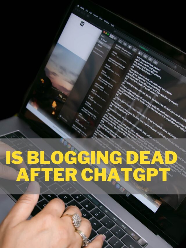 Is blogging dead after ChatGPT