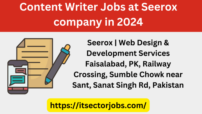 Content Writer Jobs at Seerox company in 2024