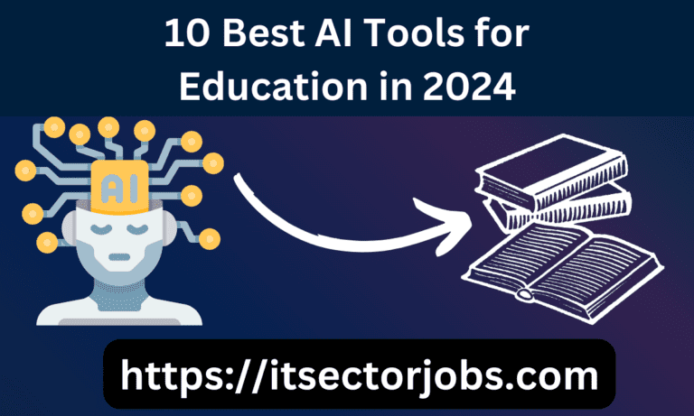 10 Best AI Tools for Education in 2024